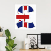 Poster Livre britannique (Bureau à domicile)