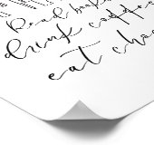 Poster livre café chocolat amant chicago plan design (Coin)