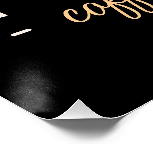 Poster Livre café lecture citations sombre académique est (Coin)