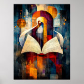 Poster Livre d'art abstrait - Conception géométrique pour (Devant)