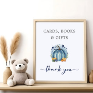 Poster Livre de cartes Cadeau de Baby Shower pour un Garç