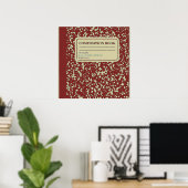 Poster Livre de composition/Étudiant-Enseignant (Bureau à domicile)