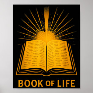 Poster Livre de la vie chrétienne spirituelle verset bibl