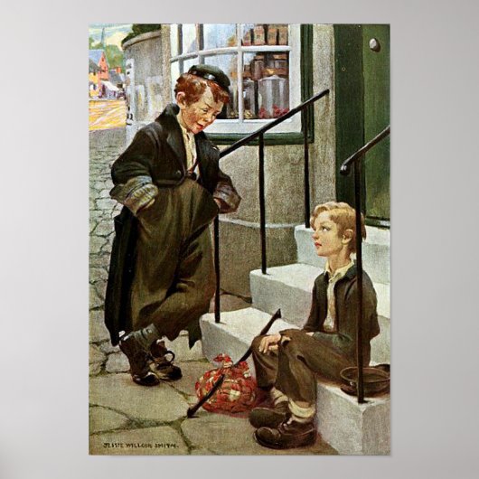 Poster Livre de l'arrière d'Oliver Twist Print (Devant)