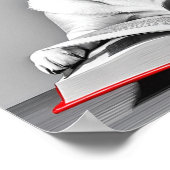 Poster Livre de lecture de chien (Coin)