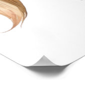 Poster Livre de lecture de licorne lunaire (Coin)