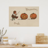 Poster Livre de voeux d'Halloween (Cuisine)