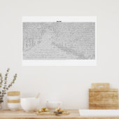 Poster Livre des proverbes (texte complet du KJV) (Cuisine)