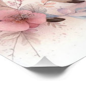 Poster Livre d'histoire Bois Bébés Deer Love (Coin)