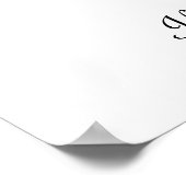 Poster Livre d'invité mariage Couple Fingerprint (Coin)