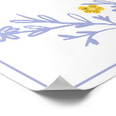 Poster Livre d'invité Mariage de l'arbre d'empreintes de (Coin)