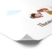 Poster Livre d'invité Mariage Fingerprint (Coin)