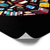 Poster Livre Lover Librairie Enseignant Bookish Books Hea (Coin)