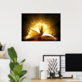 Poster Livre magique (Bureau à domicile)