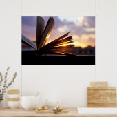 Poster Livre ouvert et Sunset Photographie (Cuisine)