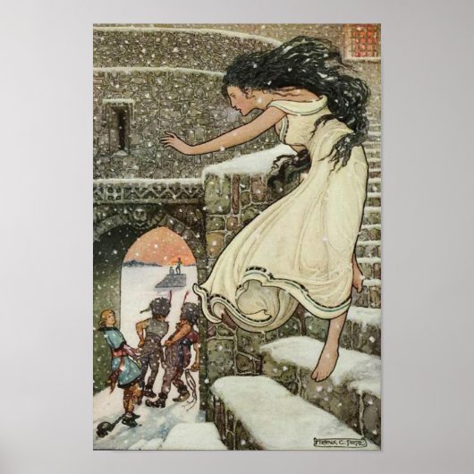 Poster Livre russe Princesse Frank Pape Art (Devant)