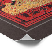 Poster LIVRE vintage 1894 COVER ART (Coin)