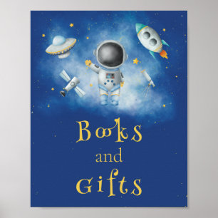 Poster Livres & Cadeaux Astronaut spatial Roquettes de ga
