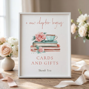 Poster Livres Cartes Cadeaux Enseigne Enterrement de Vie