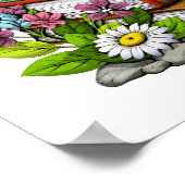 Poster Livres Cottagecore Fox (Coin)