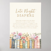 Poster Livres Couches de nuit (Devant)