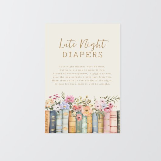 Poster Livres Couches de nuit