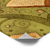 Poster Livres (couleur 3) (Coin)