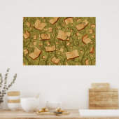 Poster Livres (couleur 3) (Cuisine)