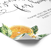 Poster Livres Cutie pour bébé. Livres Oranges pour bébé (Coin)