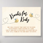 Poster Livres d'abeilles pour bébé  (Devant)
