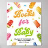 Poster Livres de Baby Shower "Prêts à éclore" pour bébé (Devant)