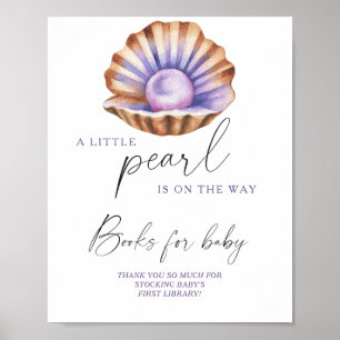 Poster Livres de bain de bébé Pearl Under the Sea