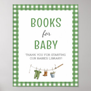 Poster Livres de douche pour bébé Little Fisherman pour b