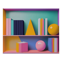 Livres de la bibliothèque moderne Design Art conte