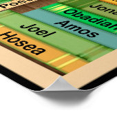 Poster Livres de l'affiche biblique (Coin)