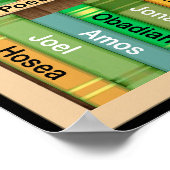 Poster Livres de l'affiche biblique (Coin)