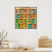 Poster Livres de l'affiche biblique (Cuisine)