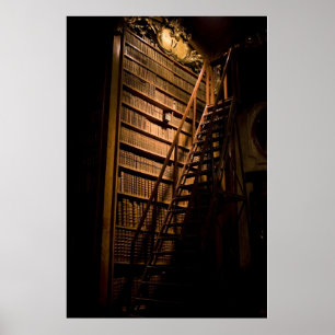 Poster Livres déprimés reflétés