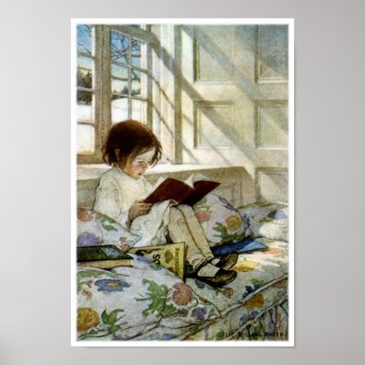 Poster "Livres en hiver" (Devant)