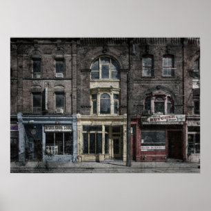 Poster Livres et bistrots et bouchers No 9 Vieux film