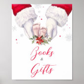 Poster Livres et cadeaux de Noël (Devant)