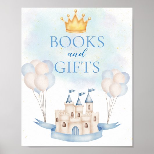 Poster Livres et cadeaux FairyTale Castle Crown Balloon P (Devant)