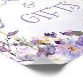 Poster Livres et cadeaux floraux enchantés (Coin)