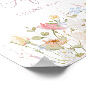 Poster Livres et cadeaux Soft Meadow Blush (Coin)