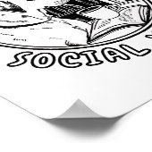 Poster Livres Et Café Et Chiens Et Justice Sociale (Coin)