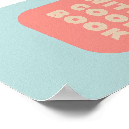 Poster Livres et lecture Signets thématiques illustrés (Coin)