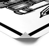 Poster Livres Et Vin Couleur Me Doodle (Coin)