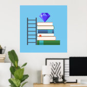 Poster Livres Gem (Bureau à domicile)