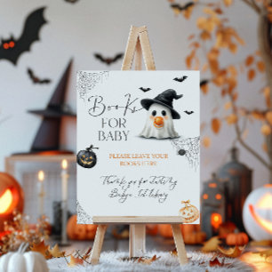 Poster Livres Little Books Baby shower Halloween