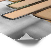 Poster Livres magiques avec le dragon et l'affiche du châ (Coin)